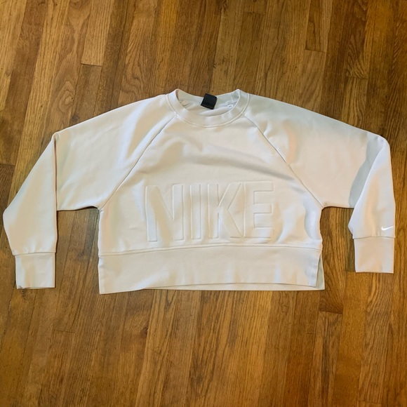 Nike Sweaters - Nike Dri-FIT Cropped Hoodie, Cream